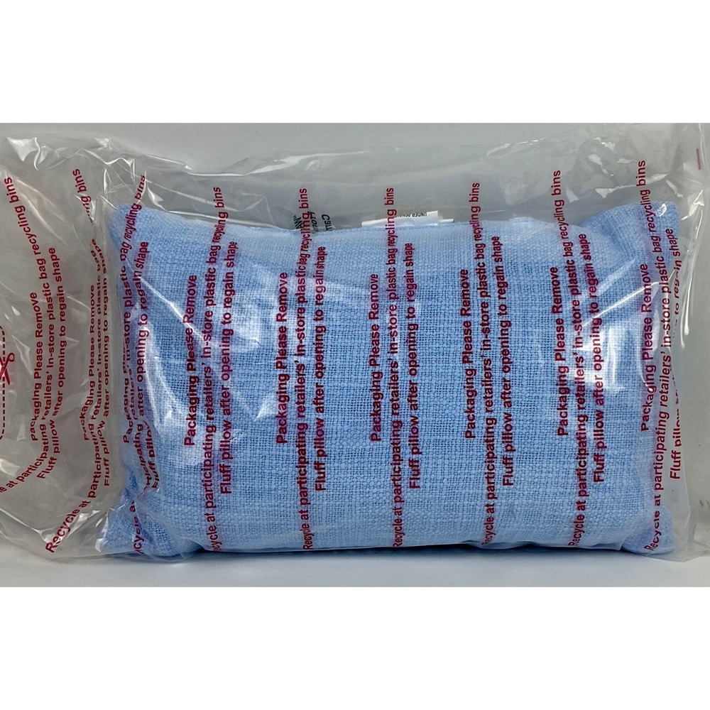 Room Essentials Toss Pillow Light Blue Small Decorative Accent Pillow New 12x18"
